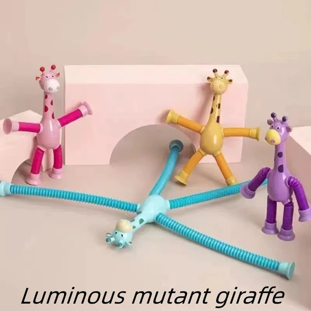 ventouse télescopique Robot Toy Enfants Jouets d'aspiration Jouets  sensoriels Telescopic Tube Sucker Toy