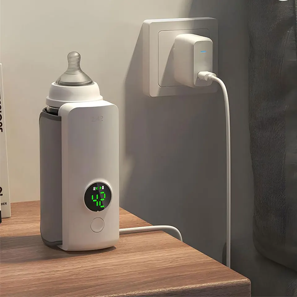 Portable Rechargeable Milk Warmer for Baby Feeding