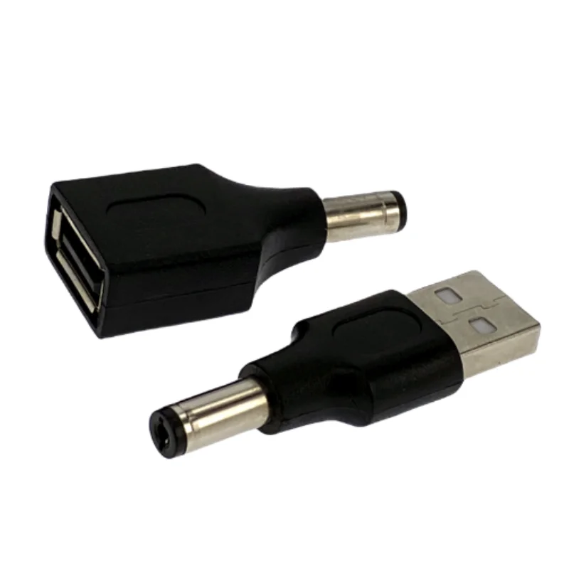 USB to DC Power Adapter – 5.5x2.1mm Jack Converter