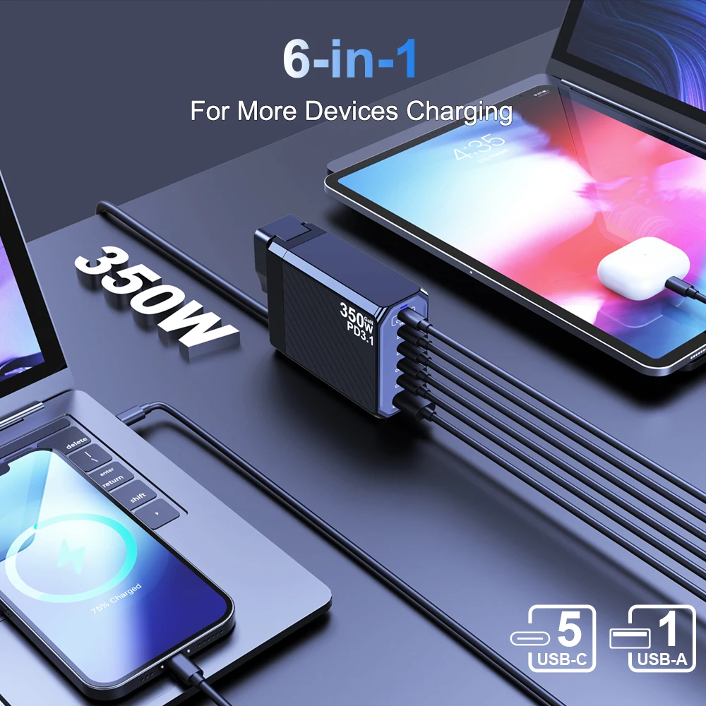 Ubigbuy Charger GaN Fast 350W
