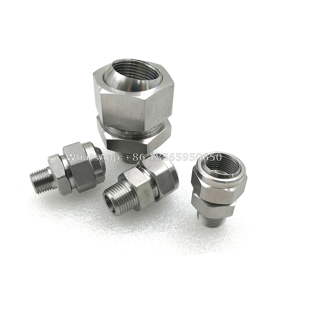 Stainless Steel Universal Linear Nozzle 0 Degree Liquid Column Flow Tip High Pressure Cleaning Cutting Cone Nozzle 1/8" 1/4" 3/8 4