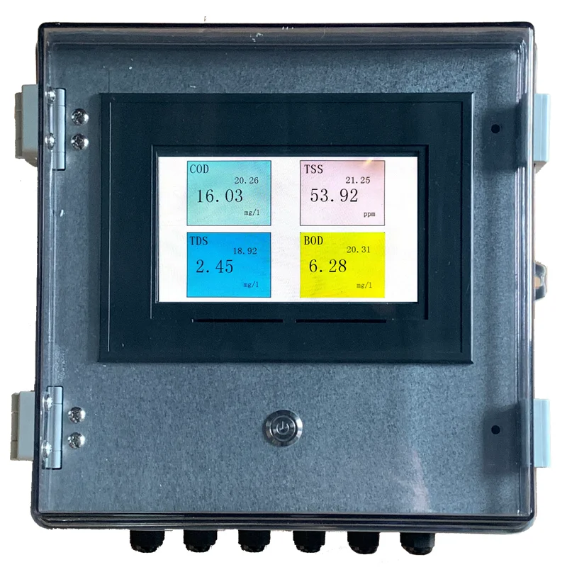 

RS485 Online Water Quality Analyzer Transmitter Ph / TDS / DO / TSS / COD / OIW / BAG Multi-parameter online Controller