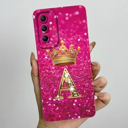 Crown Letters Soft Silicone Protective Cover - Stylish Couple's Case - Galaxy A15 5G (FEN - TYFEN4A)