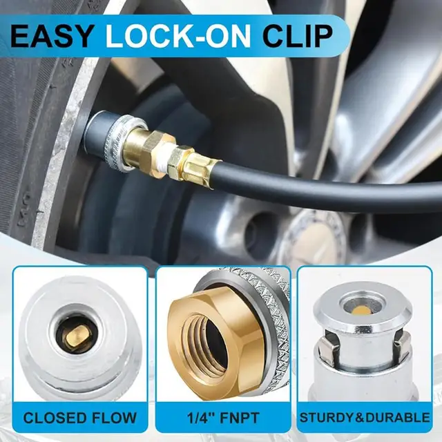 자동차 타이어 인플레이션을 향상시키는 고품질 에어 척