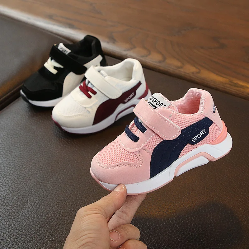 Baby Spring Autumn Shoes Toddler Girls Boys Sports Shoes Artificial Leather Flats Kids Sneakers Casual Soft Shoes Baby Sneakers