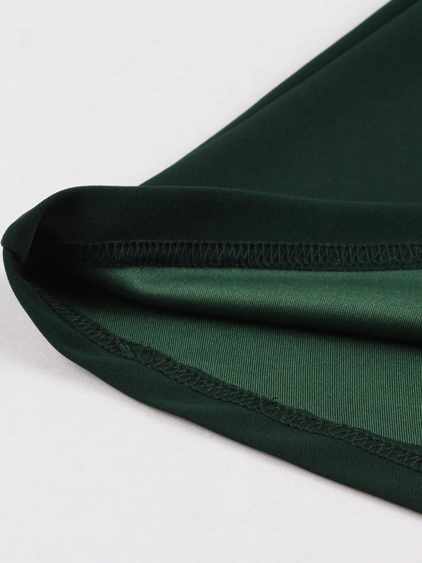 Tonval One Pocket Front Buttons Side Swing Skirt 2025 Vintage Clothes for Women Green Elegant Plain Skirts