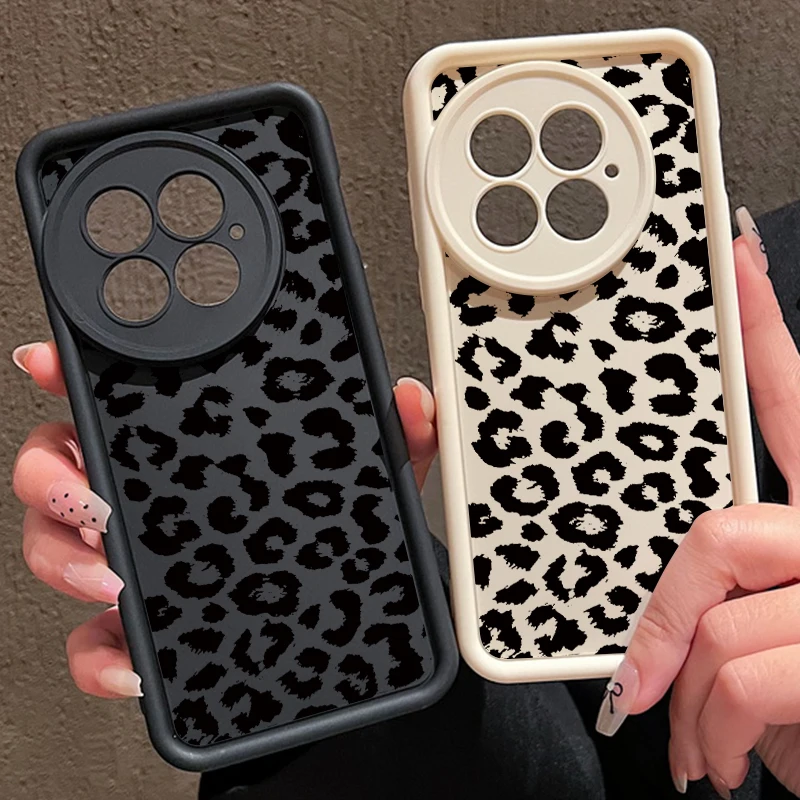Leopard Print Shockproof Bumper TPU Silicone Soft Phone Case Cover