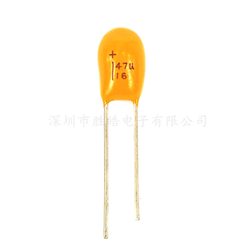 

10piece New Goods 16V 47UF 476F DIP Tantalum Capacitor New High Quality