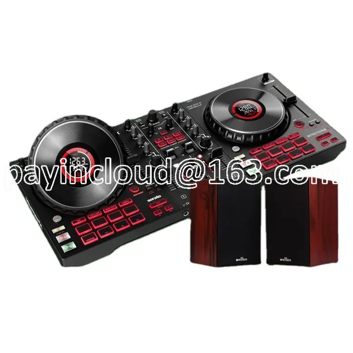 Numark Platinum FX DJ Controller Disk Recorder Display Turntable DJ Starter  Disc