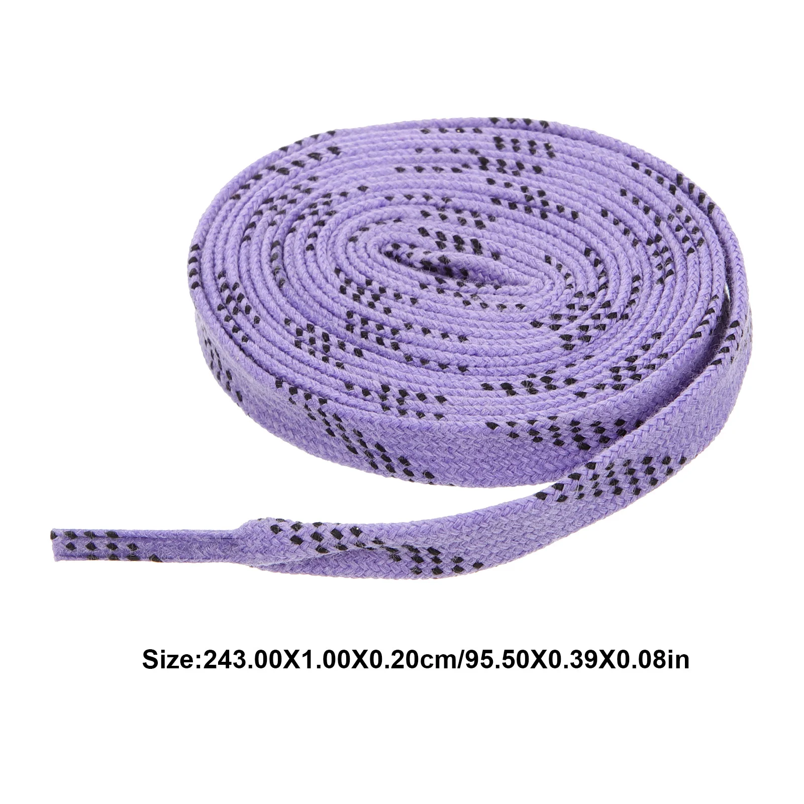 Purple Wax Laces Durable Hockey Skate Laces Ice Skates Roller Skates Sports Shoe Wear Resistant Team Sports