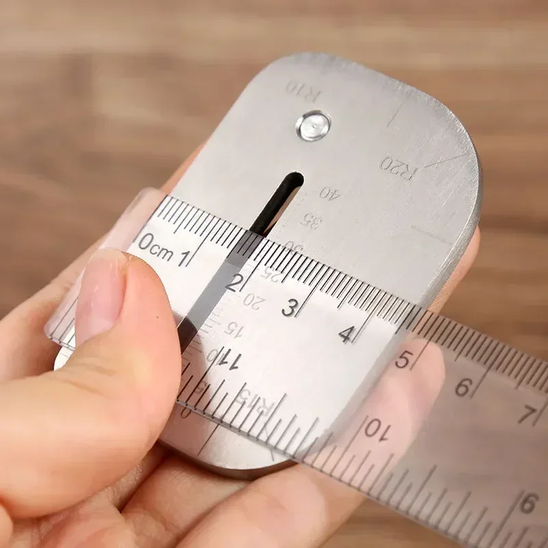 Stainless Steel Manual Leather Pulling Board Practical Cutting Ruler Tool Cut Auxiliary Accessories 1Set leather tools,leather craft tool kit,leather craft tools,leather craft tool