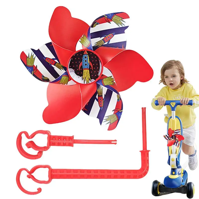 

Pinwheels For Bike Unique Pattern Children Bicycle Scooter Windmill Bike Accessory Windmill & Pinwheel Toy For Most Bicycle Tric