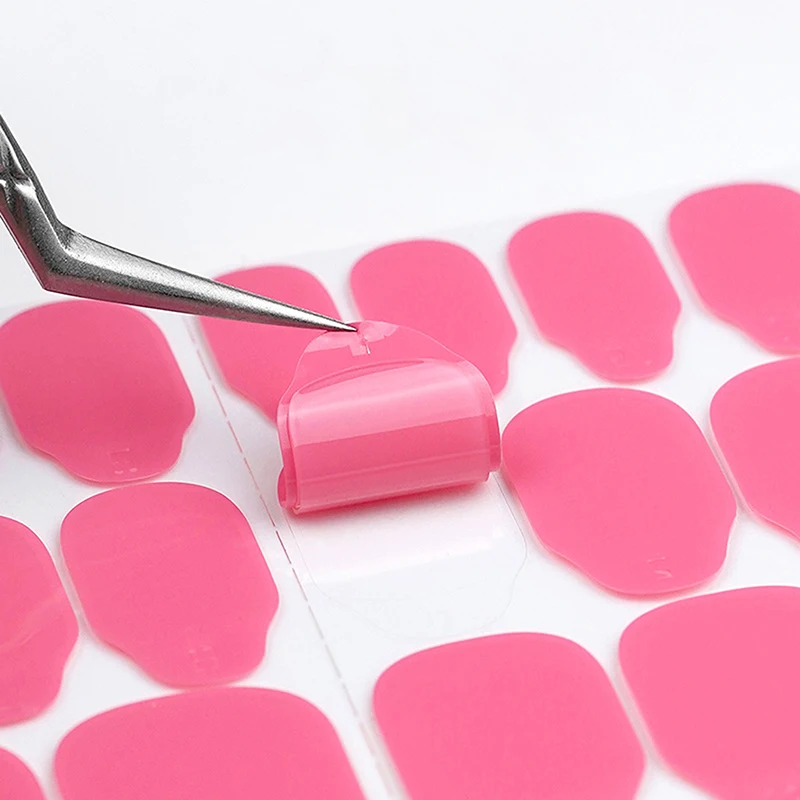 5 Sheets Double Sided Glue Nail Sticker Adhesive Tabs Waterproof Breathable Fake Nail Glue Stickers Jelly False Nails Tips