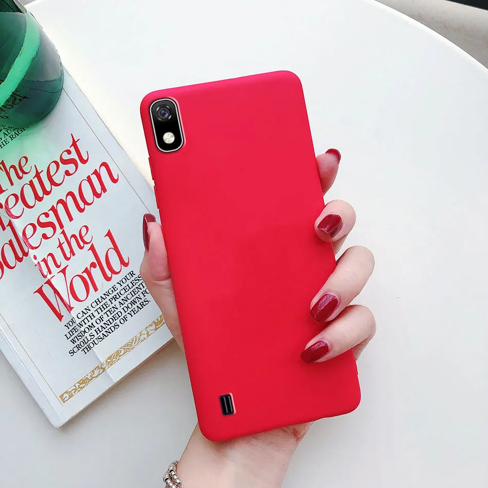 Fall Für Samsung galaxy A10 A10E A20 A20E A30 A40 A50 A70 A01 A02 S A11 A21 A31 A41 A51 A71 Candy farbe Silikon TPU Zurück Abdeckung – Detail 4