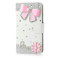 Luxury Crystal Rhinestone Wallet Leather Purse Flip Card Pouch Stand Cover Case For SamsungS22 S23 S24 S25 PLUS Note8 9 10 20 1