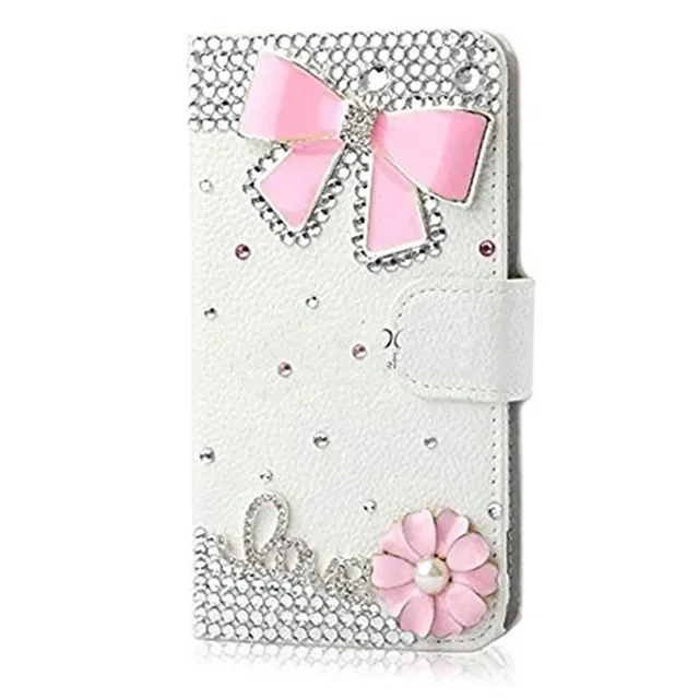 Luxury Crystal Rhinestone Wallet Leather Purse Flip Card Pouch Stand Cover Case For SamsungS22 S23 S24 S25 PLUS Note8 9 10 20 1