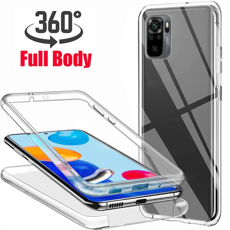 Durable 360° Full Cover Shockproof Phone Case with Front and Back Protection