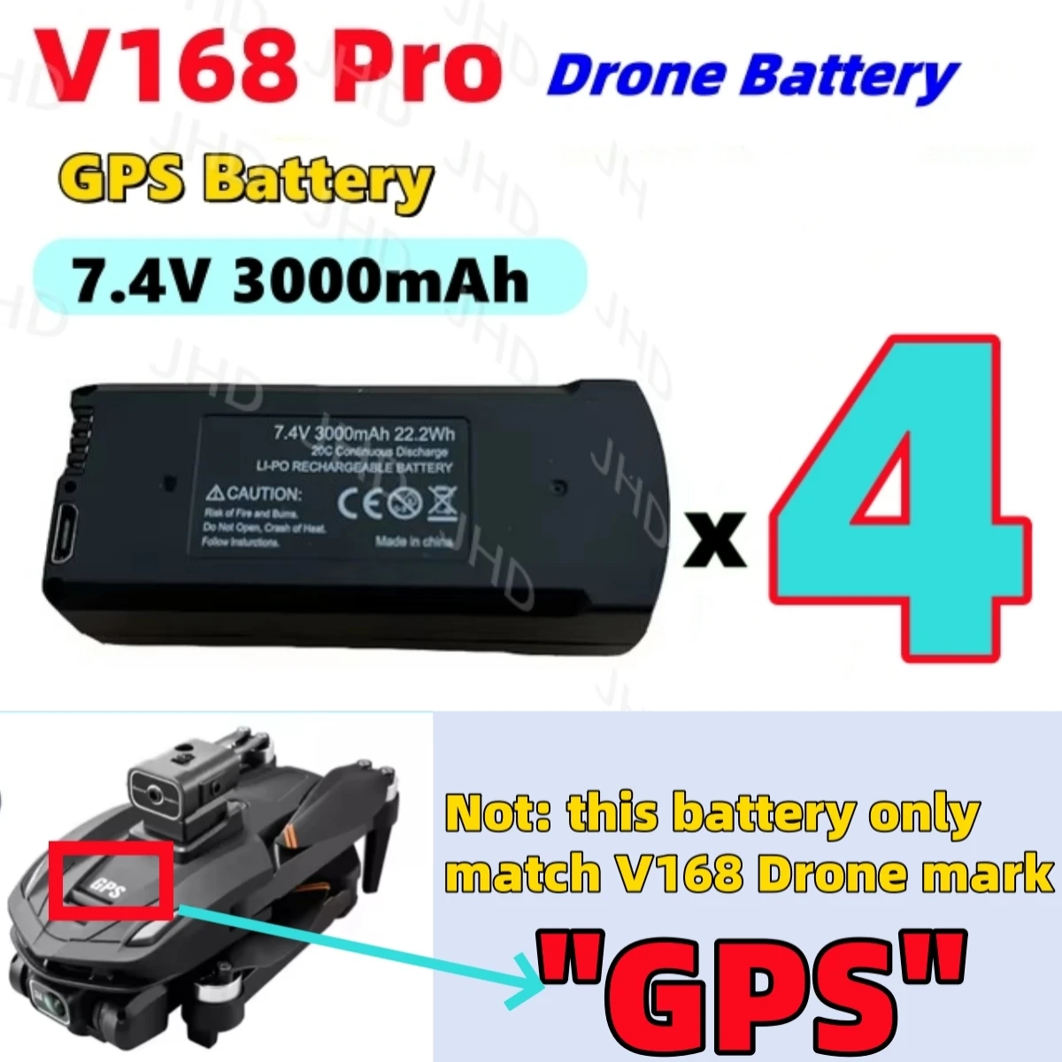V168 GPS 3000mAh 4B