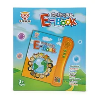 New English Cartoon Point Reading Book Children Early Education Finger Touch Learning Language Multifunctional E-book Toy Gift 1