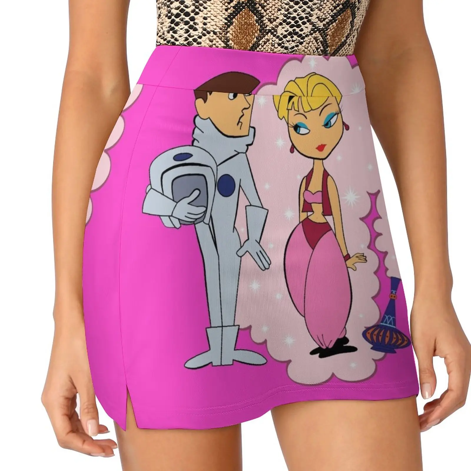 

I Dream of Jeannie 7 Light proof trouser skirt dress Woman short skirt