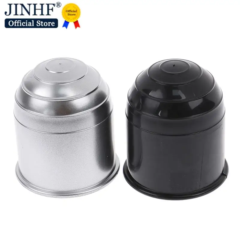 50mmBlackSilverCarTowHookBallCoverCapTowHookCapHitch