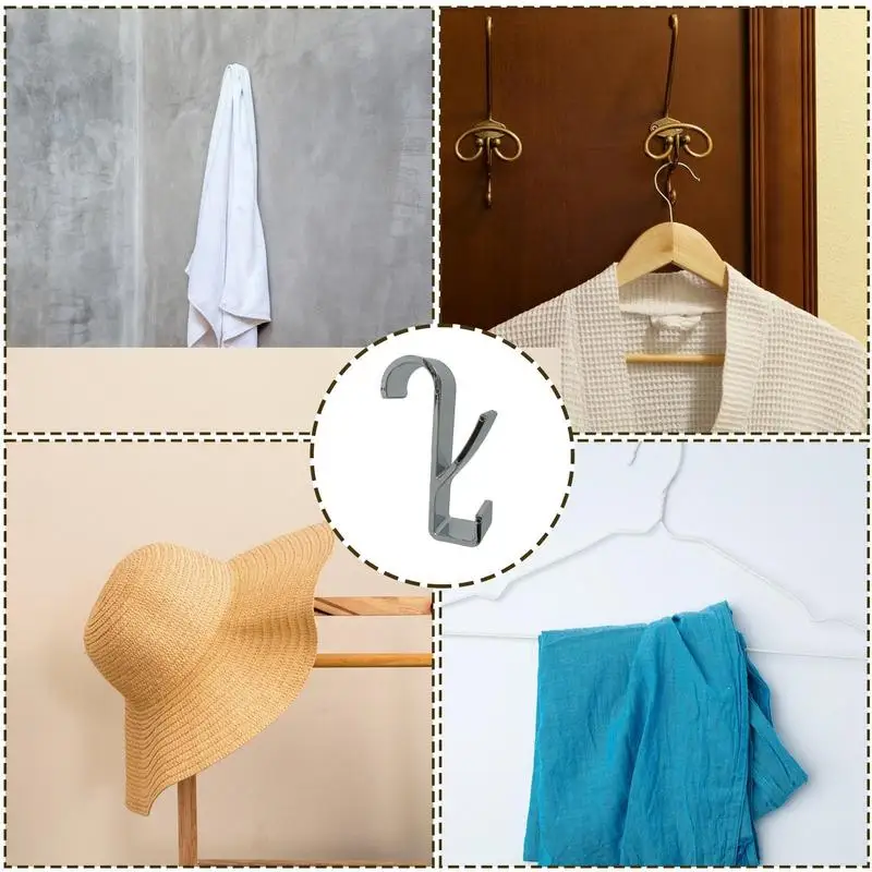 Drying Rack Hook Heated Towel Radiator Rail Bath Hook Percha Plegable Scarf Hanger Clothes Hanger Bathroom Towel