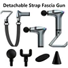 12-speed massage gun for deep muscle relaxation, equipped with multiple massage heads, electric body and neck massager, unisex