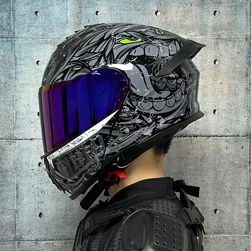 Casco de moto de ORZ-958 hombre, accesorios universales para moto, china continental, unisex, hacia dot abs - AliExpress