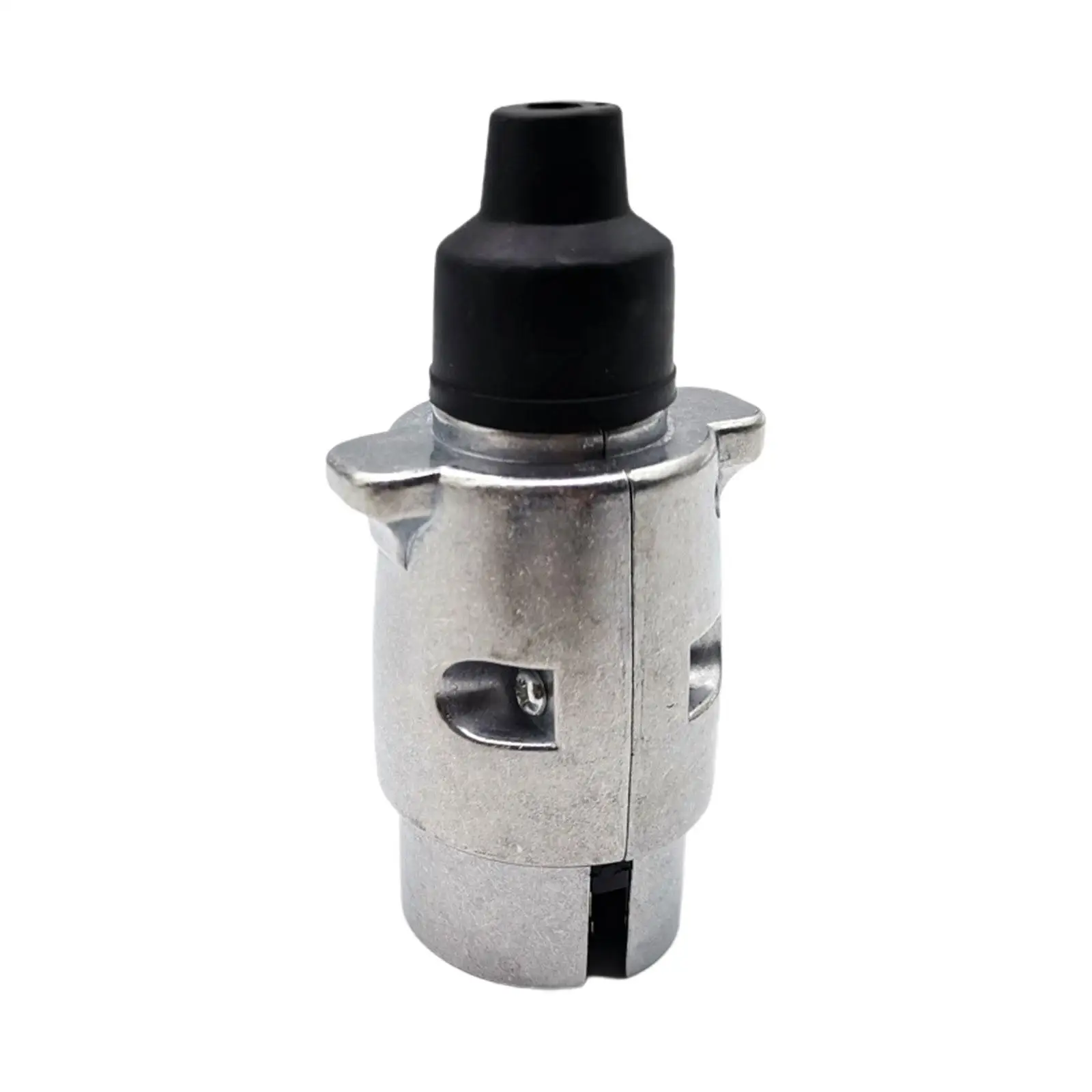 7 Pin Aluminium Alloy Plug Trailer Truck Towing Electrics 12V Connector EU Plug Professional Replacement Truck