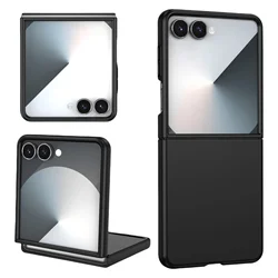 Sleek Anti - Fall Protective Slim PC Case - Galaxy Z Flip (Black)