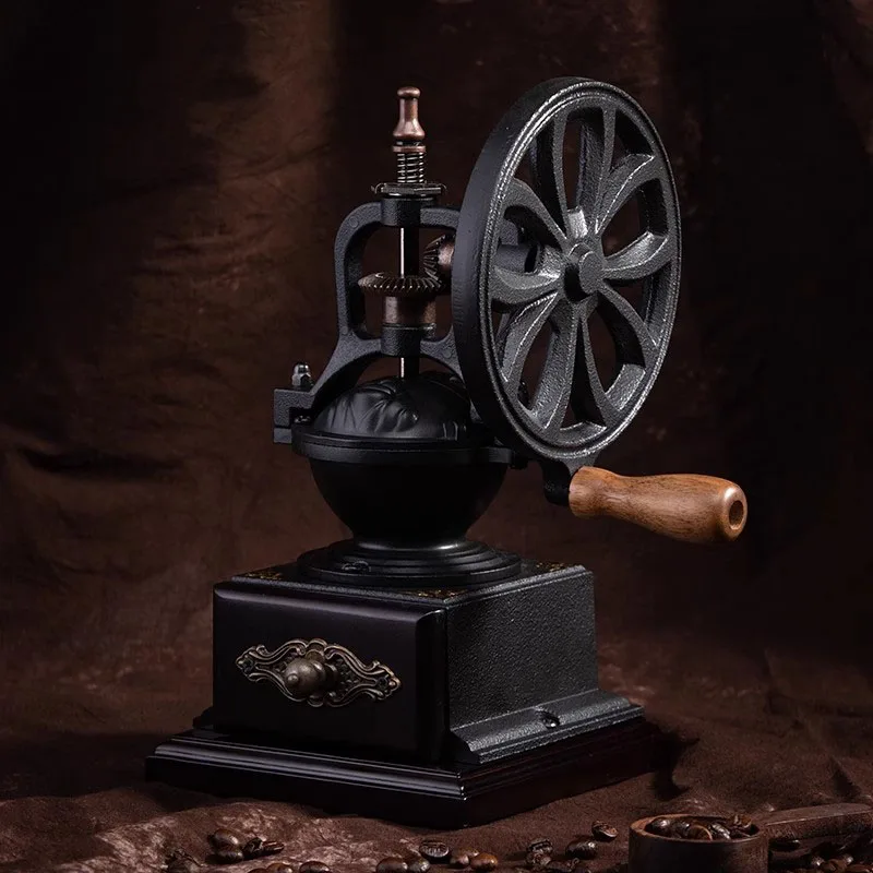 Hand grinding Coffee Machine Retro Home Manual Coffee Bean Grinding Machine Coffee Grinding Machine with Hand Shake Bean AT-021 3