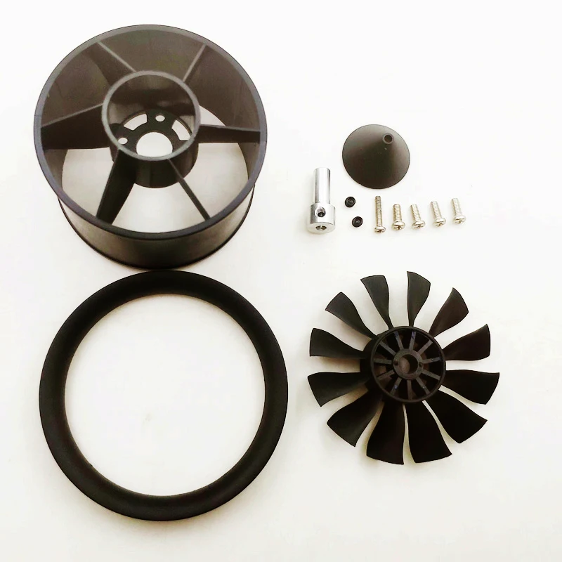 QX-MOTOR 50mm EDF QF2611 3S 4S Brushless motor 12 blades Ducted fan  CW CCW with  For RC Airplane 4