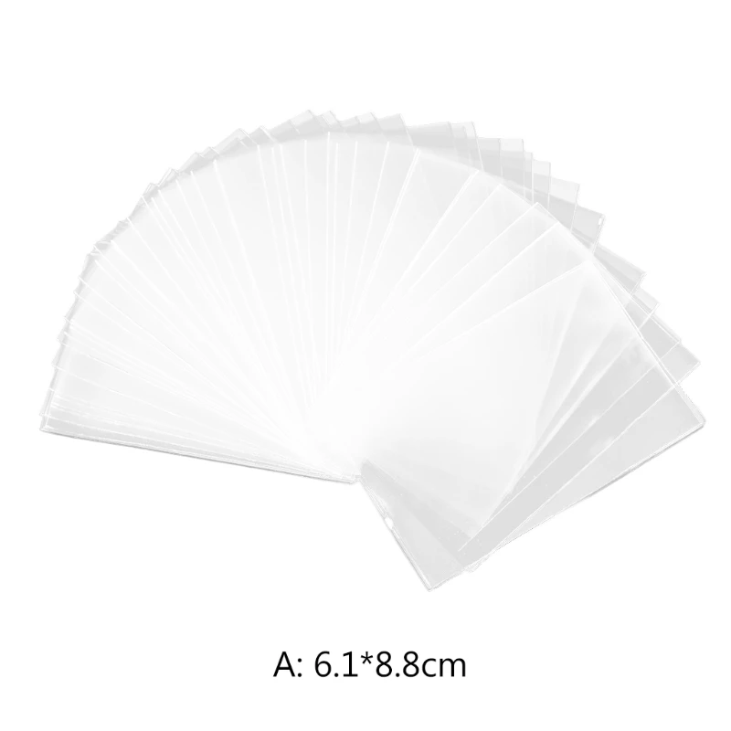 

100Pcs/set 3 Sizes Game Cards Outer Sleeve Protector PVC Board Game Trading Card