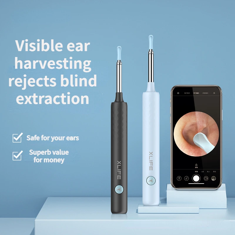 

Smart HD visual ear picker with camera for adults and children with light-up ear picking tool
