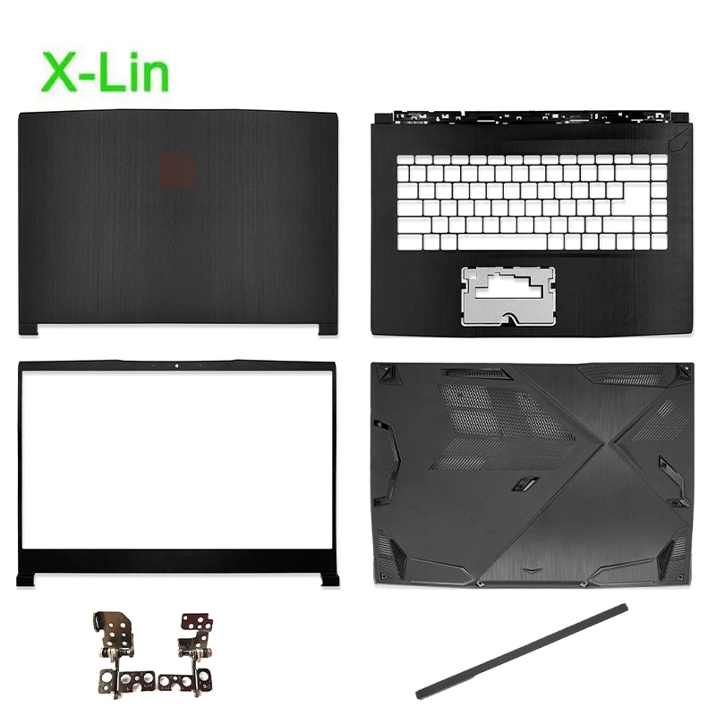 Screen back cover front bezel palm rest bottom case hinge cover hinge laptop frame upper lower For MSI GF63 MS-16R1 16R3 16R4