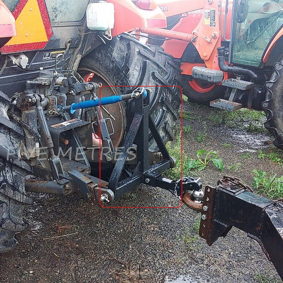 Fixirons Adattatore per gancio di traino a 3 vie con bullone per ATV