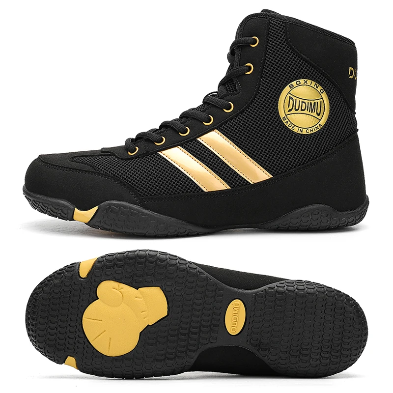 

Professional Wrestling Shoes Men Women Boxing Sneakers Luxury Wrestling Footwears Comfortable Boxing Shoes