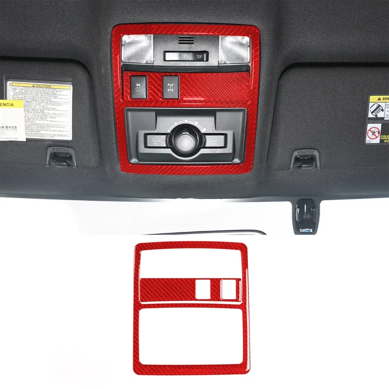 

For Toyota Tacoma 2015-2022 Soft Carbon Fiber Car Reading Light Panel Cover Trim Sticker Car Accessory Interior