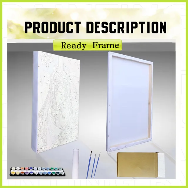 Peinture personnalisée par numéros pour adultes, Kits de photos, cadeau, numéro d'image, peinture acrylique à l'huile sur toile, personnalité, bricolage 4
