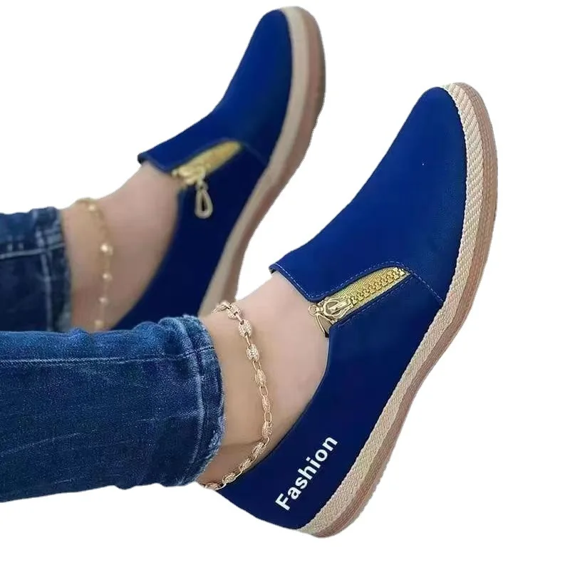 Shoes New Women Flats Autumn Designer Classic Walking Casual Sneakers Rome Fashion Running Shoe Plus Size 35-43