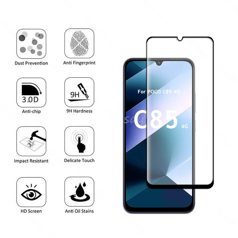Premium Glass Screen Protector and Camera Film with HD Clarity and Tempered Glass Durability