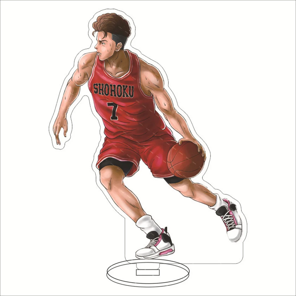 Classic Anime SLAM DUNK Kaede Rukawa Sakuragi Hanamichi Acrylic Standing  Role Figure Model Plate Birthday Prop Fans Gifts - AliExpress, image size:1000x1000