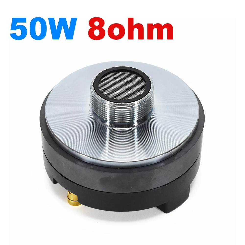 34mm Voice Coil Tweeter Speaker Driver Titanium Diaphragm Treble Horn Loudspeaker Unit 8 Ohm 50W For DIY Home Theater audio speakers tweeter treble speaker repair parts