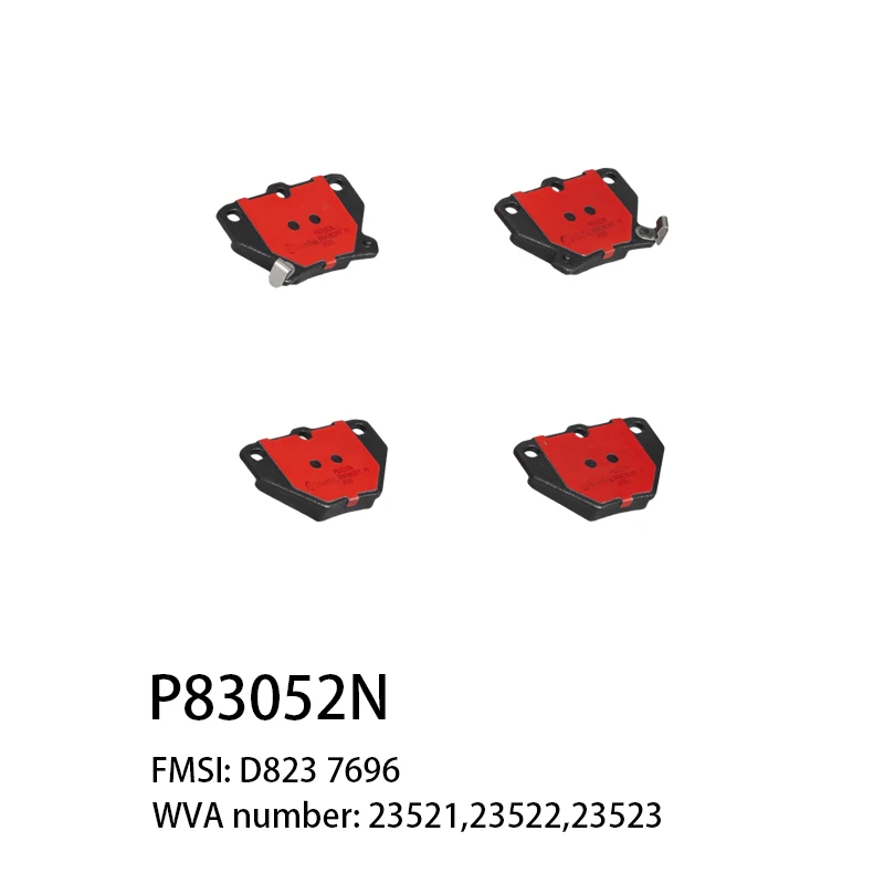 

ORIGINAL Brake Pads P83052N D8237696 Suitable For COROLLA VIOS OEM 0446620090 0446652010 0446652020 0446652030 etc