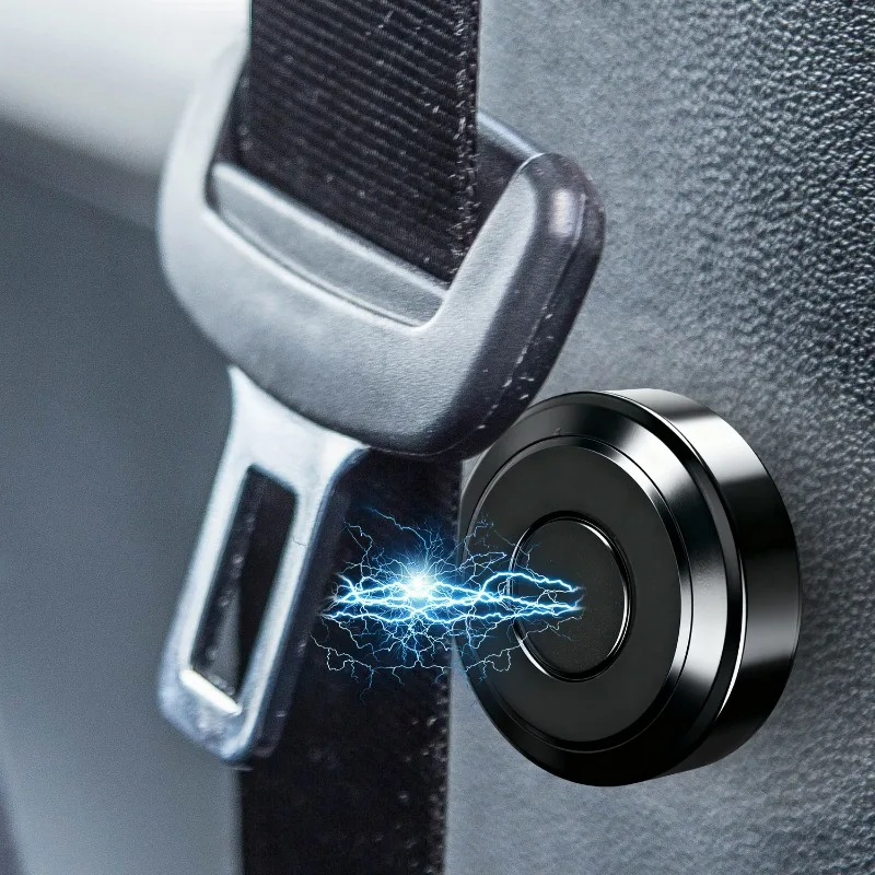 Magnetic Seat Belt Holder No Drill Seat Belt Adjuster Car Safety Locking Device Seat Belts Fastener Latch Shake Stabilizer