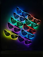 Dazzling love for heart, science and technology, luminous glasses, LED disco dancing, luminous KTV bar, electric syllable atmosp 1