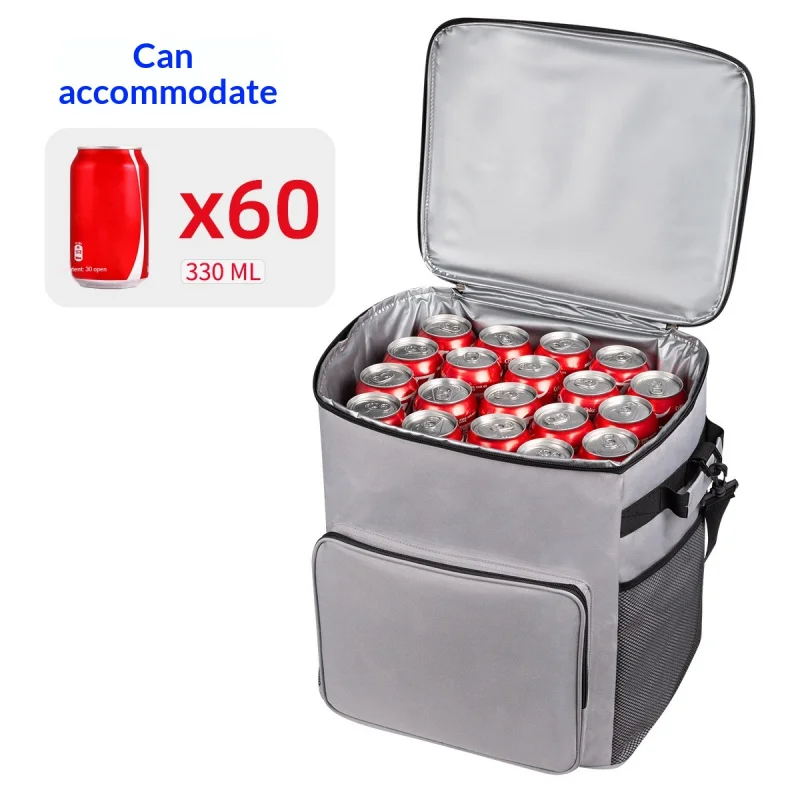 New Oxford Cloth Trolley Insulated Ice Bag Large Capacity Outdoor Portable Cooler Box for Street Vending
