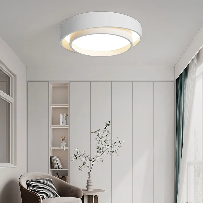 

Nordic modern simple ceiling lamp living room lamp bedroom master bedroom warm and romantic round led personality lamp