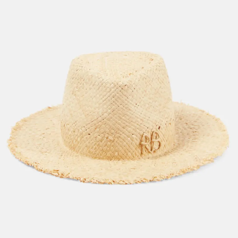 Sun Protection Hat Summer Raffia Straw Beach Women