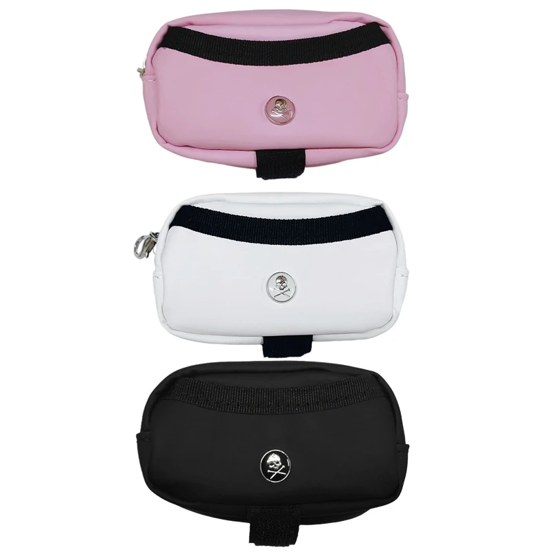 

Mini Golf Protective Bag PU Leather Ball Holder Ball for SEAT Bag Golf Bag for Men and Women Golf Sports